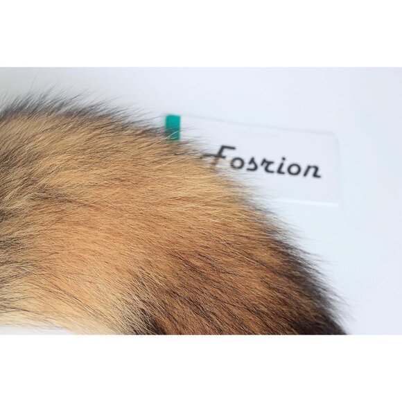 🆕Women Brown Fluffy Real Fox Tail Fur Keychain Pendant Cosplay Stylish Handbag - Picture 4 of 9